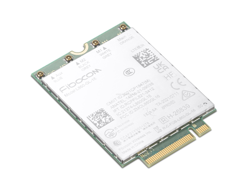 Moduł WWAN ThinkPad Fibocom L860-GL-16 CAT16 4 G LTE dla komputerów ThinkPad T14 3 Gen (4XC1K20994)