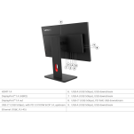 Monitor Lenovo ThinkVision T24d-40 (64B9GAT1EU) - 9