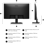 Monitor Dell 24 - SE2726H (210-BVCC) - 7